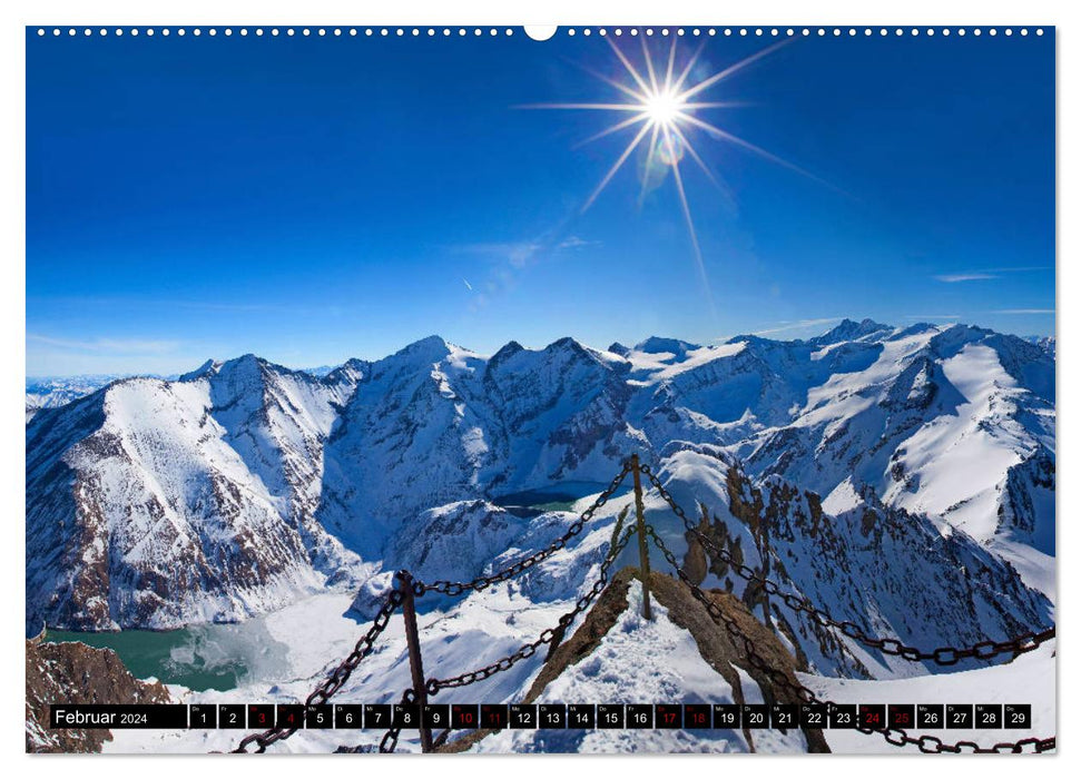 Greetings from Kaprun (CALVENDO Premium Wall Calendar 2024) 