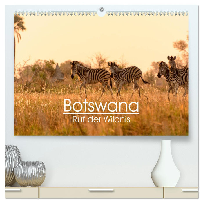 Botswana - Ruf der Wildnis (CALVENDO Premium Wandkalender 2024)