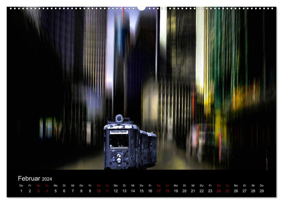 Frankfurt artistic (CALVENDO wall calendar 2024)