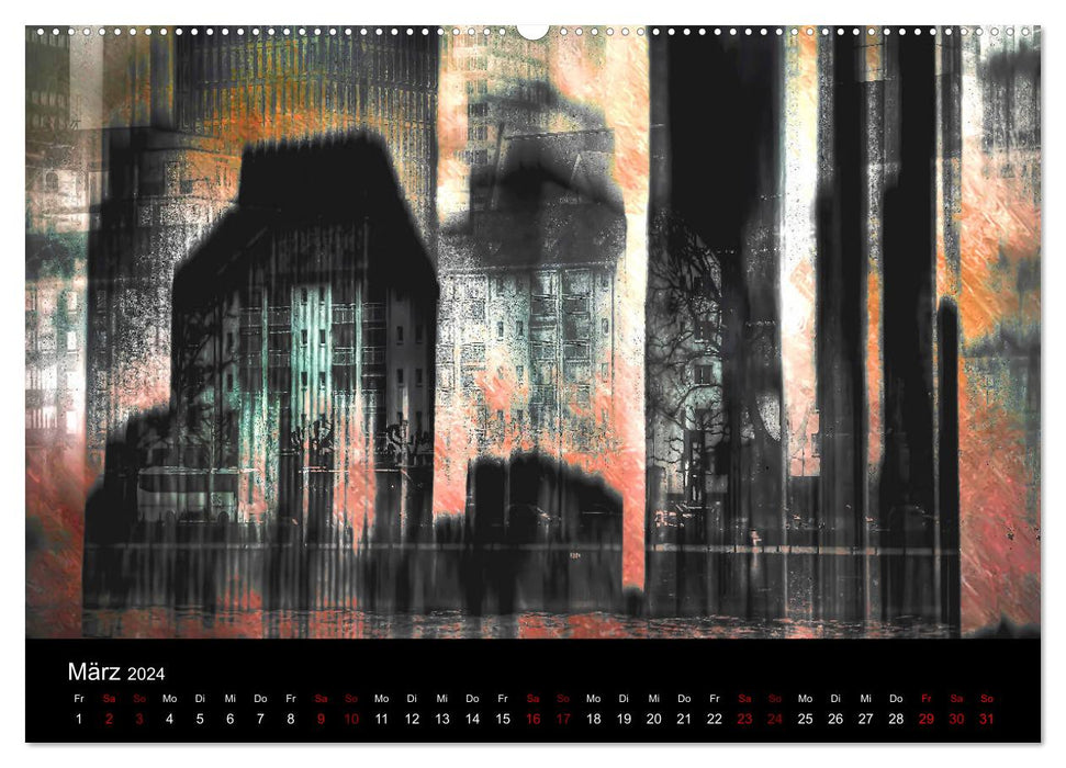 Frankfurt artistic (CALVENDO wall calendar 2024)