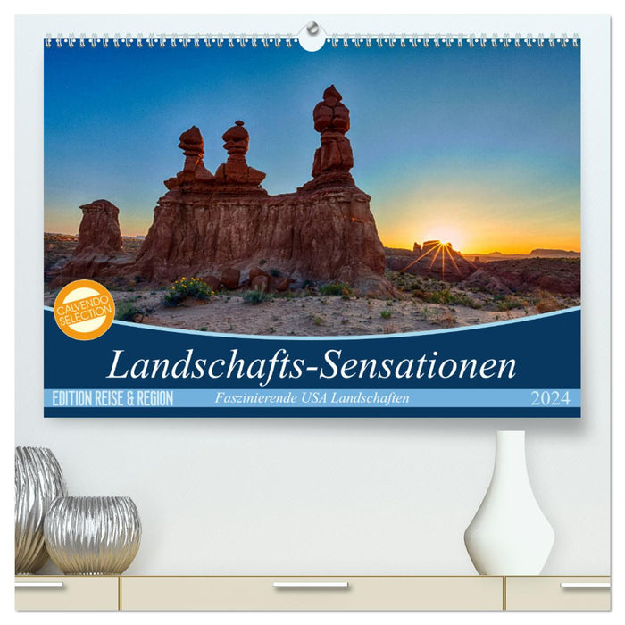 Landschafts-Sensationen (CALVENDO Premium Wandkalender 2024)