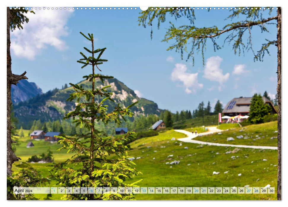 Austria Mountain and Lake (CALVENDO Premium Wall Calendar 2024) 