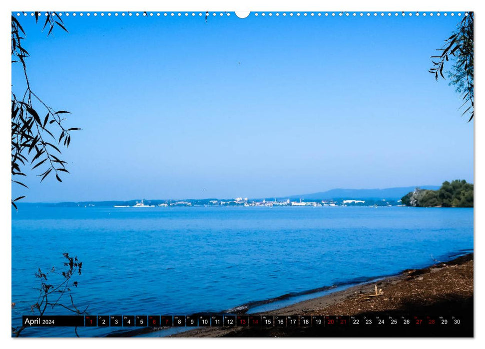 Le lac de Constance à voir (Calendrier mural CALVENDO 2024) 