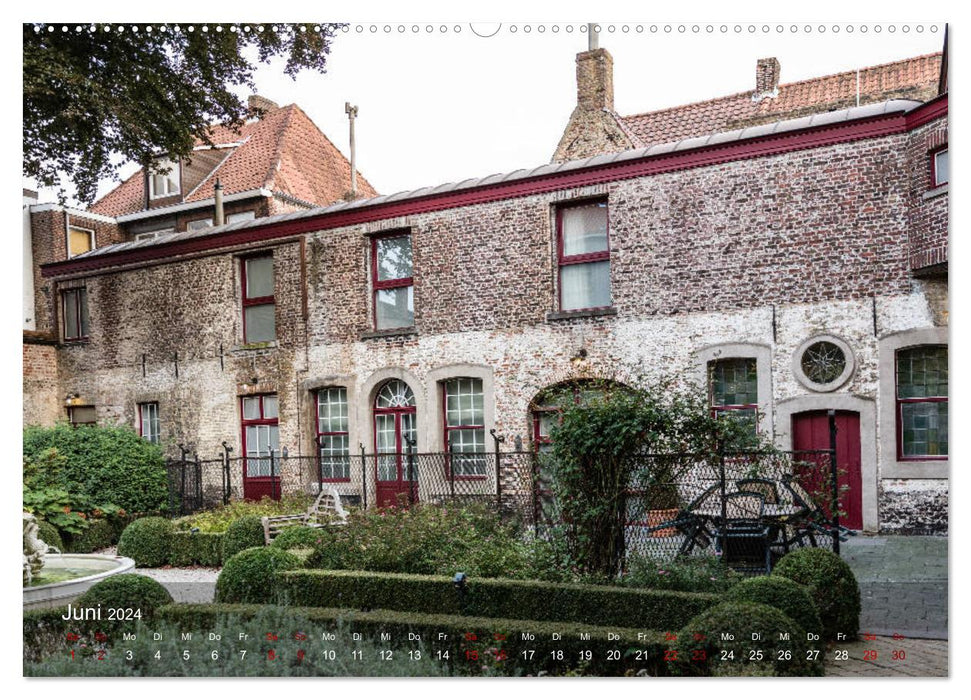Bruges street view (CALVENDO Premium Wall Calendar 2024) 