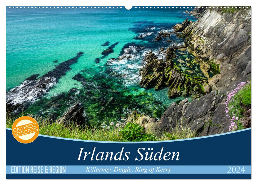Irlands fanzinierender Süden (CALVENDO Wandkalender 2024)