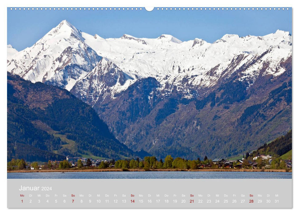 Greetings from Zell am See (CALVENDO Premium Wall Calendar 2024) 