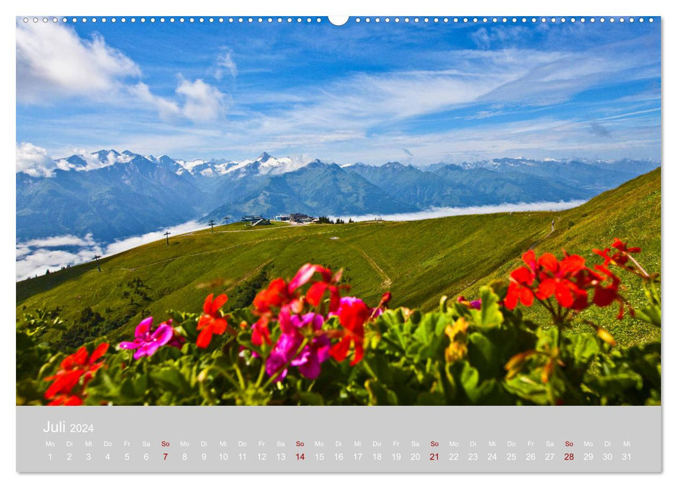 Greetings from Zell am See (CALVENDO Premium Wall Calendar 2024) 