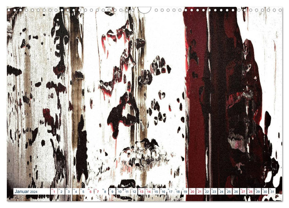 Das Licht des Abstrakten - Zeitgenössische Kunst von Gaya (CALVENDO Wandkalender 2024)