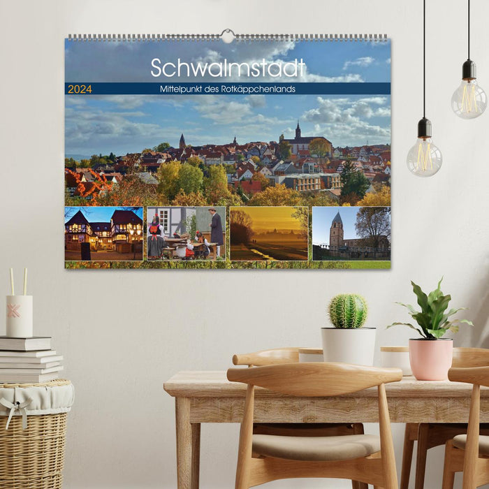 Schwalmstadt - center of Little Red Riding Hood Land (CALVENDO wall calendar 2024) 