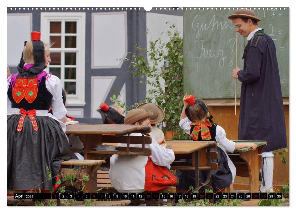 Schwalmstadt - center of Little Red Riding Hood Land (CALVENDO wall calendar 2024) 