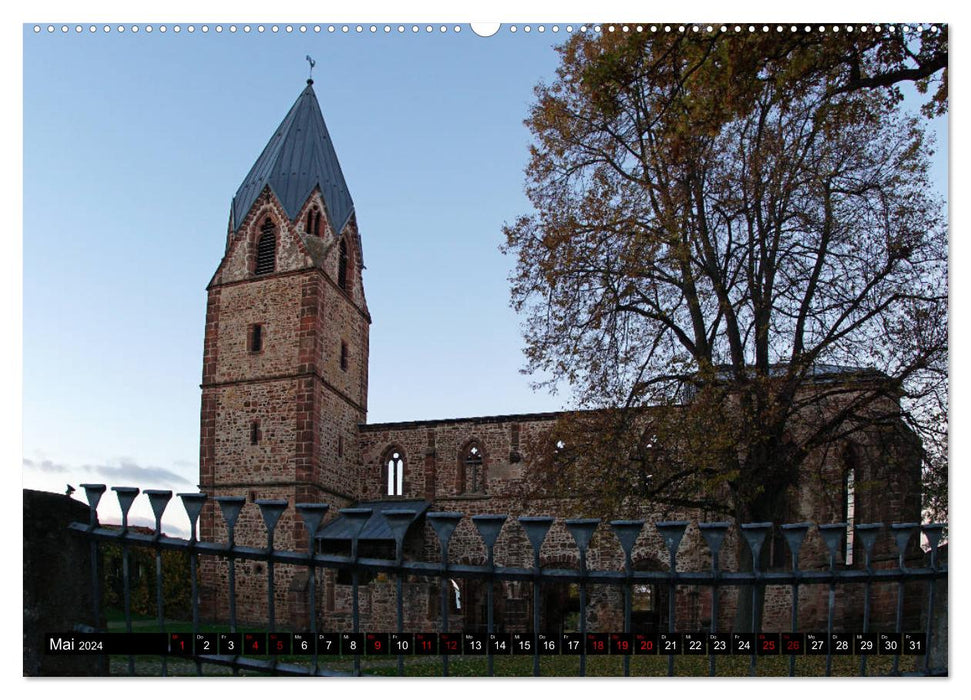 Schwalmstadt - centre du pays du Petit Chaperon Rouge (calendrier mural CALVENDO 2024) 