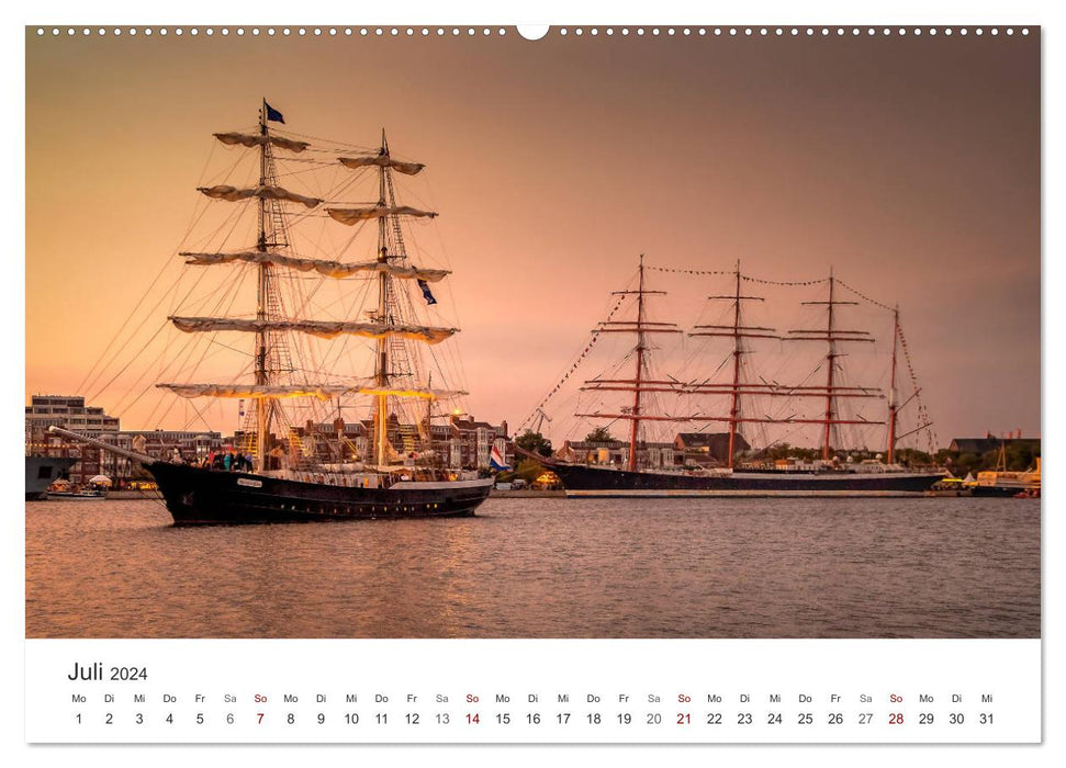 Niedersächsische Küste - Küstenorte von Ostfriesland bis Bremerhaven (CALVENDO Premium Wandkalender 2024)
