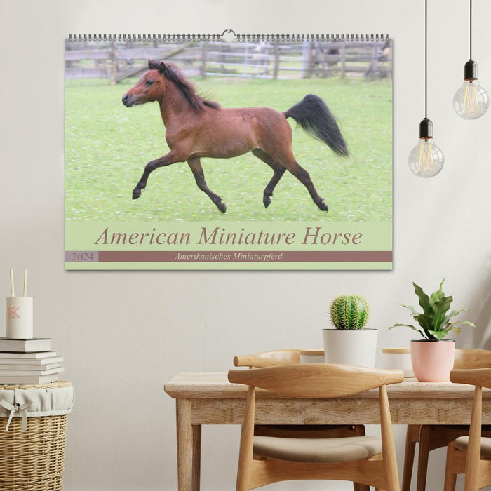 American Miniature Horse (CALVENDO Wandkalender 2024)