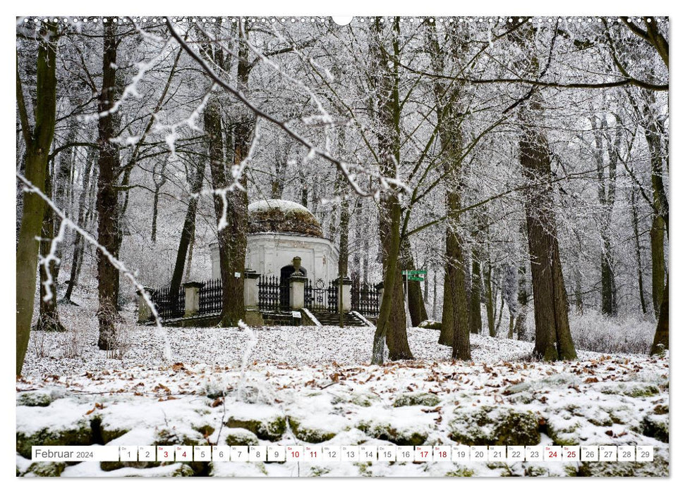 Parks und Gärten in Sachsen-Anhalt (CALVENDO Premium Wandkalender 2024)