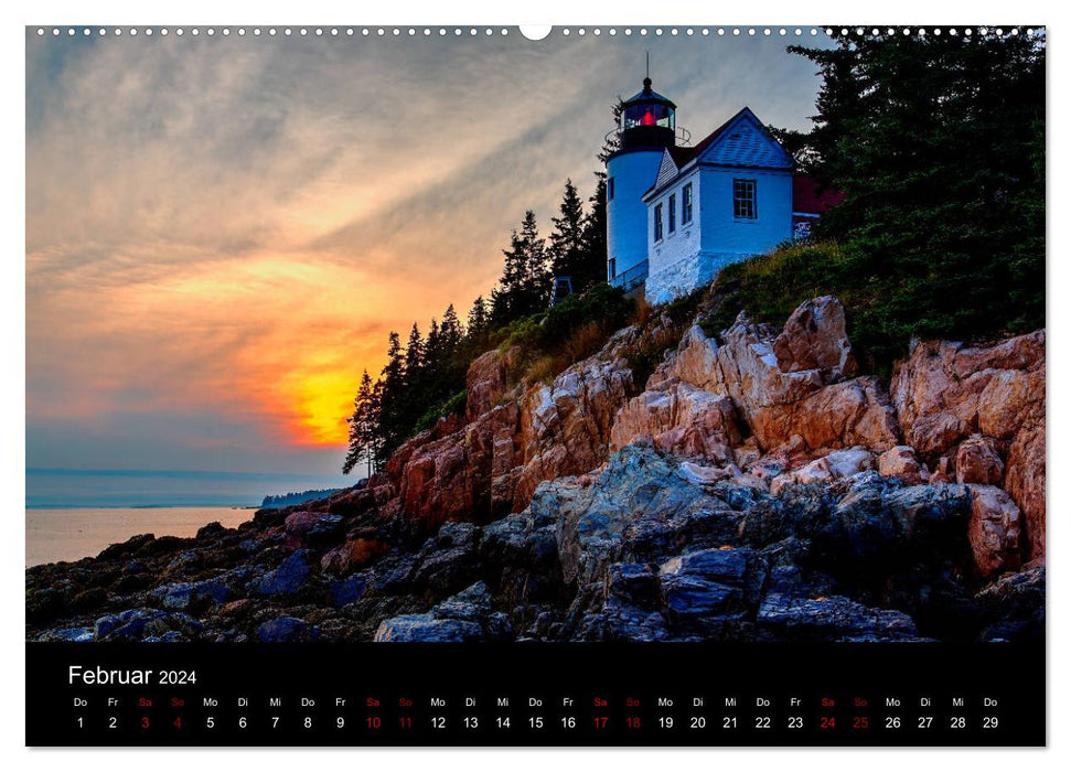 USA - Between dark and light (CALVENDO Premium Wall Calendar 2024) 