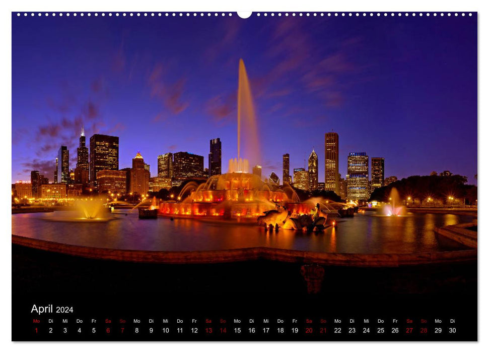 USA - Between dark and light (CALVENDO Premium Wall Calendar 2024) 