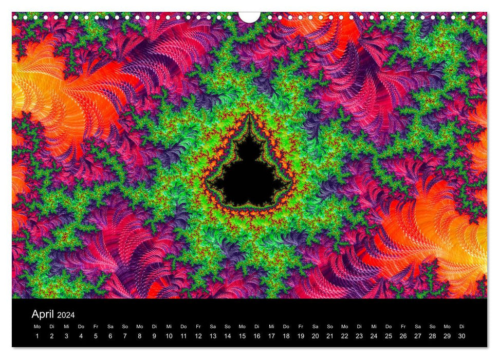 Fraktale - Farben - Formen 2024 (CALVENDO Wandkalender 2024)