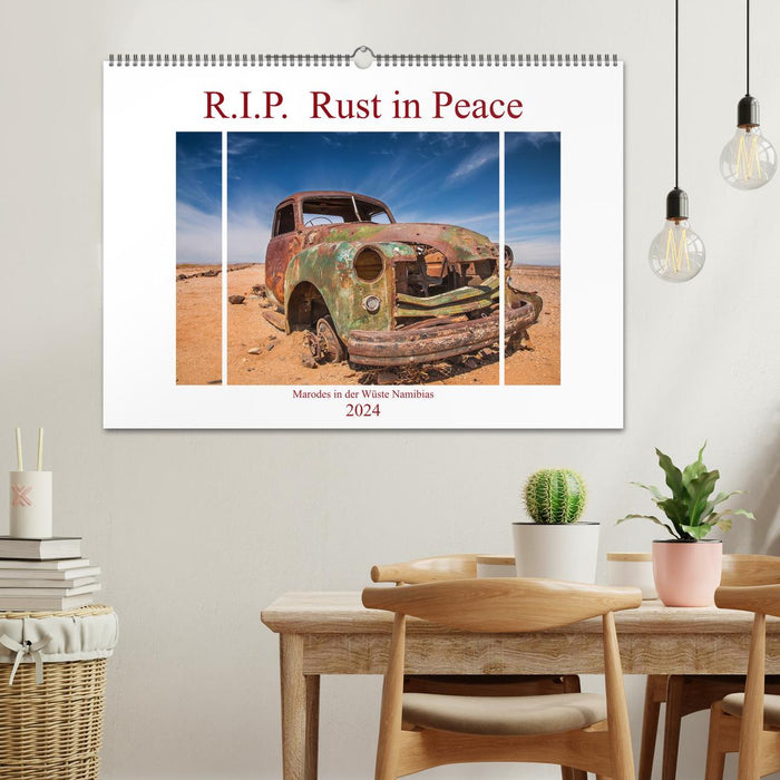 R.I.P. Rust in Peace - Marodes in der Wüste Namibias (CALVENDO Wandkalender 2024)