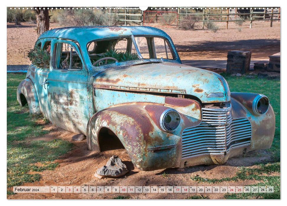 RIP Rust in Peace - Marodes in the Namibian desert (CALVENDO wall calendar 2024) 