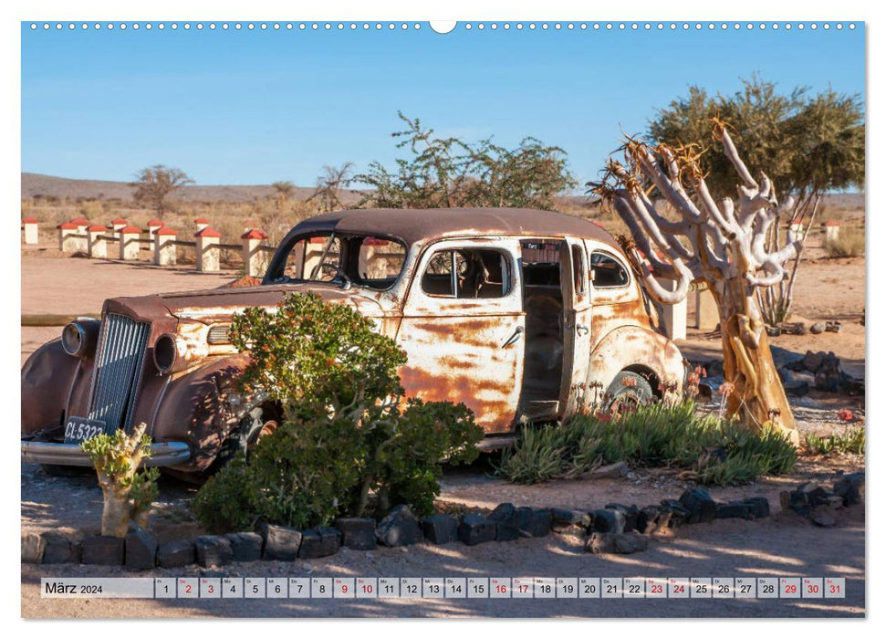 RIP Rust in Peace - Marodes in the Namibian desert (CALVENDO wall calendar 2024) 