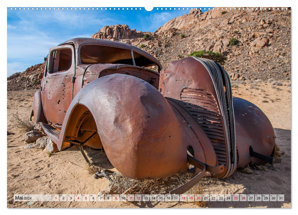 RIP Rust in Peace - Marodes dans le désert namibien (calendrier mural CALVENDO 2024) 