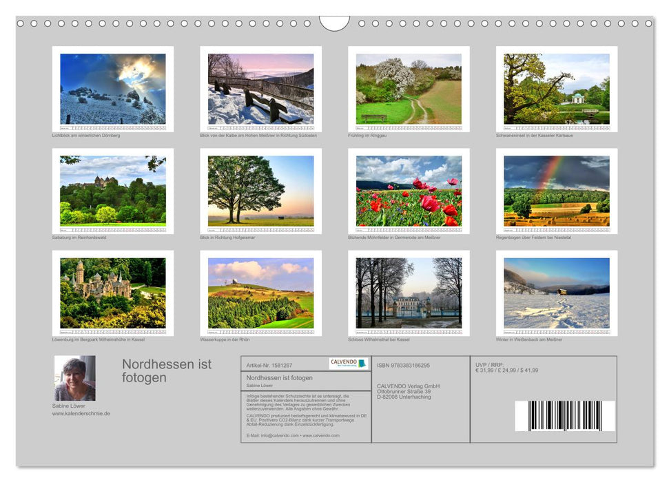 North Hesse is photogenic (CALVENDO wall calendar 2024) 