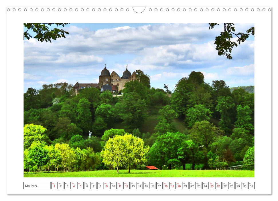 North Hesse is photogenic (CALVENDO wall calendar 2024) 