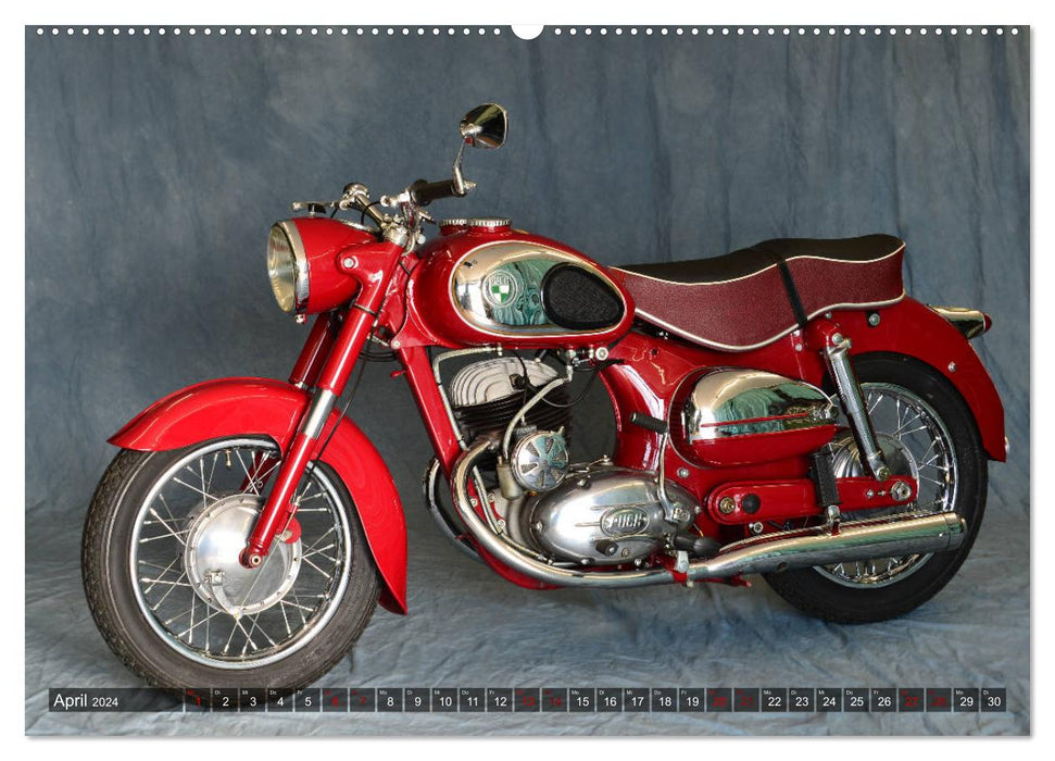 Puch 250 SGS Motorrad - Oldie aus Österreich (CALVENDO Premium Wandkalender 2024)