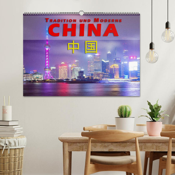 China - tradition and modernity (CALVENDO wall calendar 2024) 