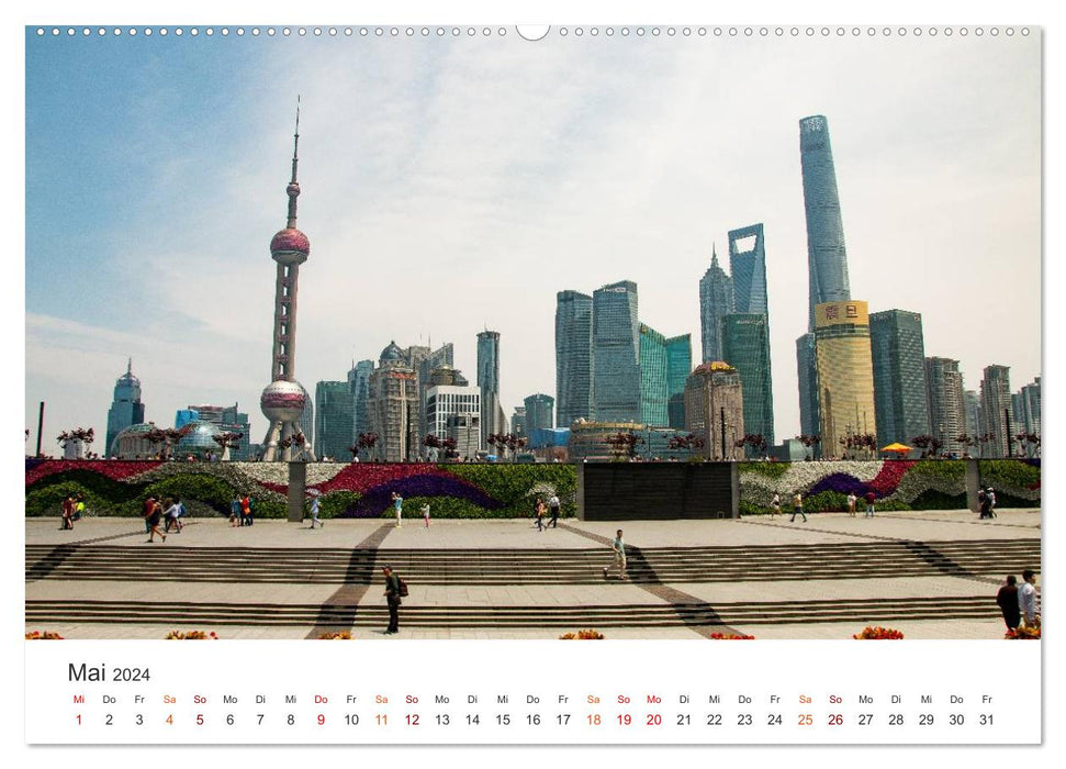 China - tradition and modernity (CALVENDO wall calendar 2024) 