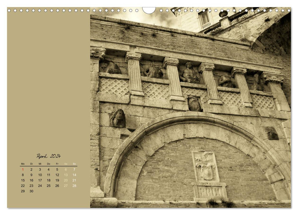 Perugia. Romantik und Sehnsucht. (CALVENDO Wandkalender 2024)