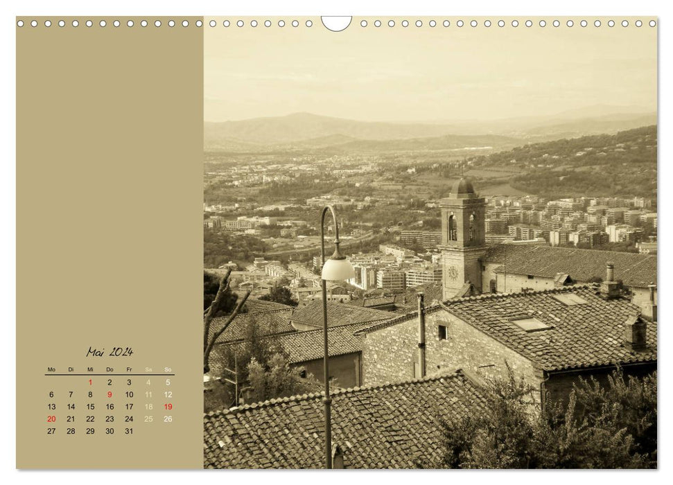 Perugia. Romance and longing. (CALVENDO wall calendar 2024) 