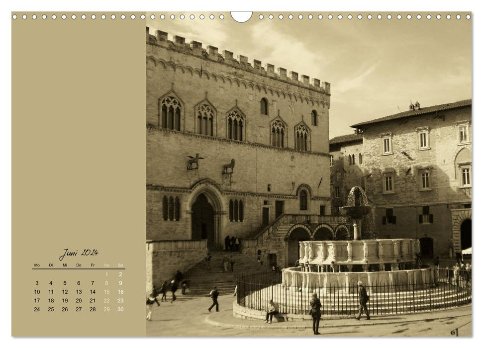 Perugia. Romantik und Sehnsucht. (CALVENDO Wandkalender 2024)