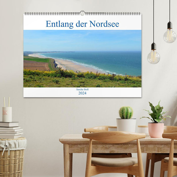 Along the North Sea coast (CALVENDO wall calendar 2024) 