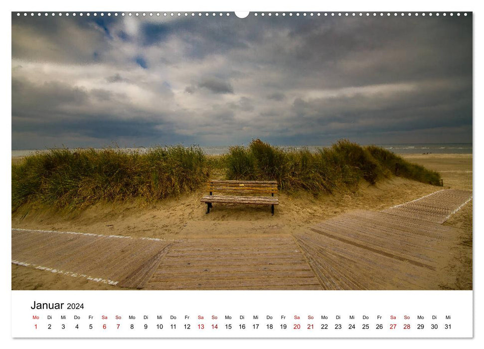 Langeoog – An Autumn on the Island of Life (CALVENDO Premium Wall Calendar 2024) 