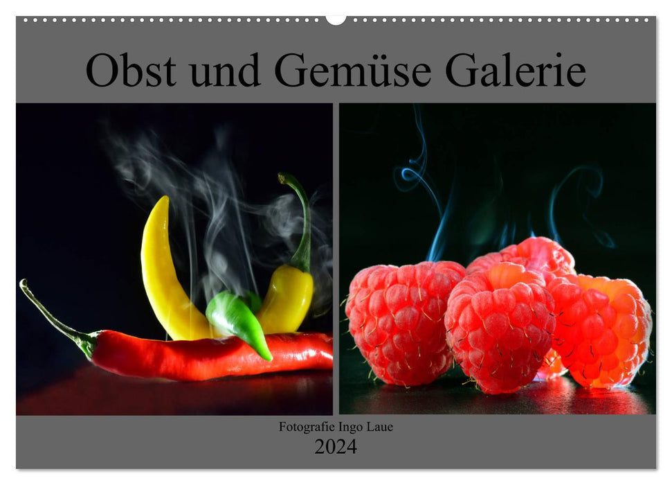 Obst und Gemüse Galerie (CALVENDO Wandkalender 2024)