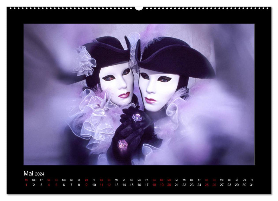 Venetian Carnival (CALVENDO Premium Wall Calendar 2024) 