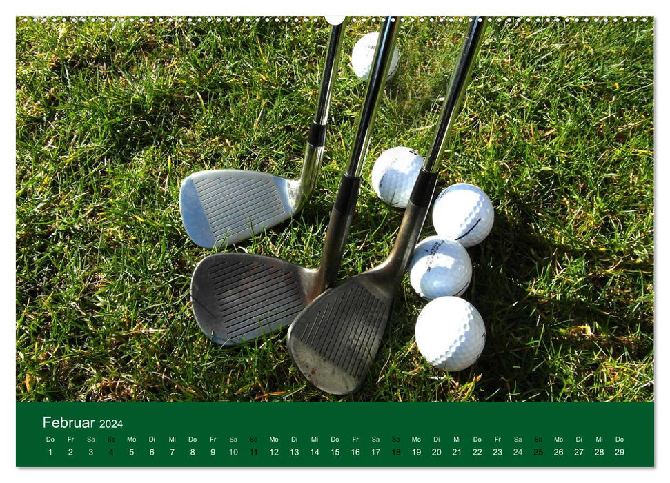 Golf Sport (CALVENDO Wall Calendar 2024) 