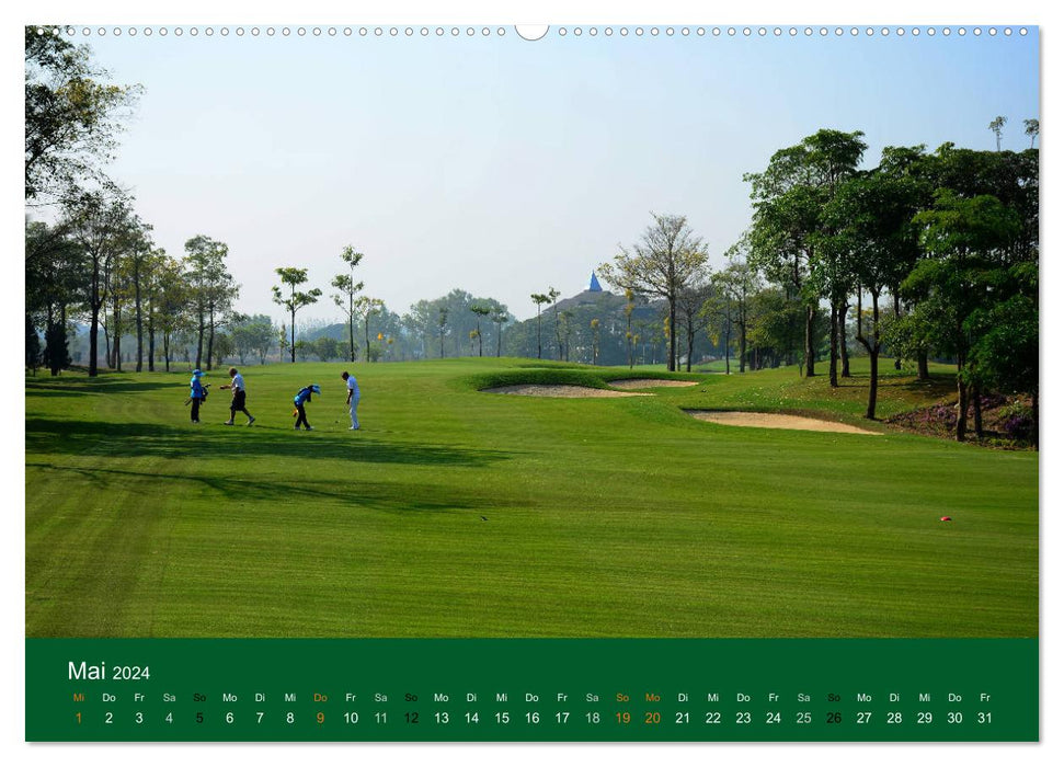 Golf Sport (CALVENDO Wall Calendar 2024) 