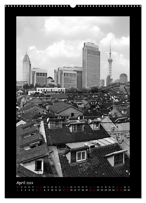 Shanghai between tradition and business (CALVENDO wall calendar 2024) 