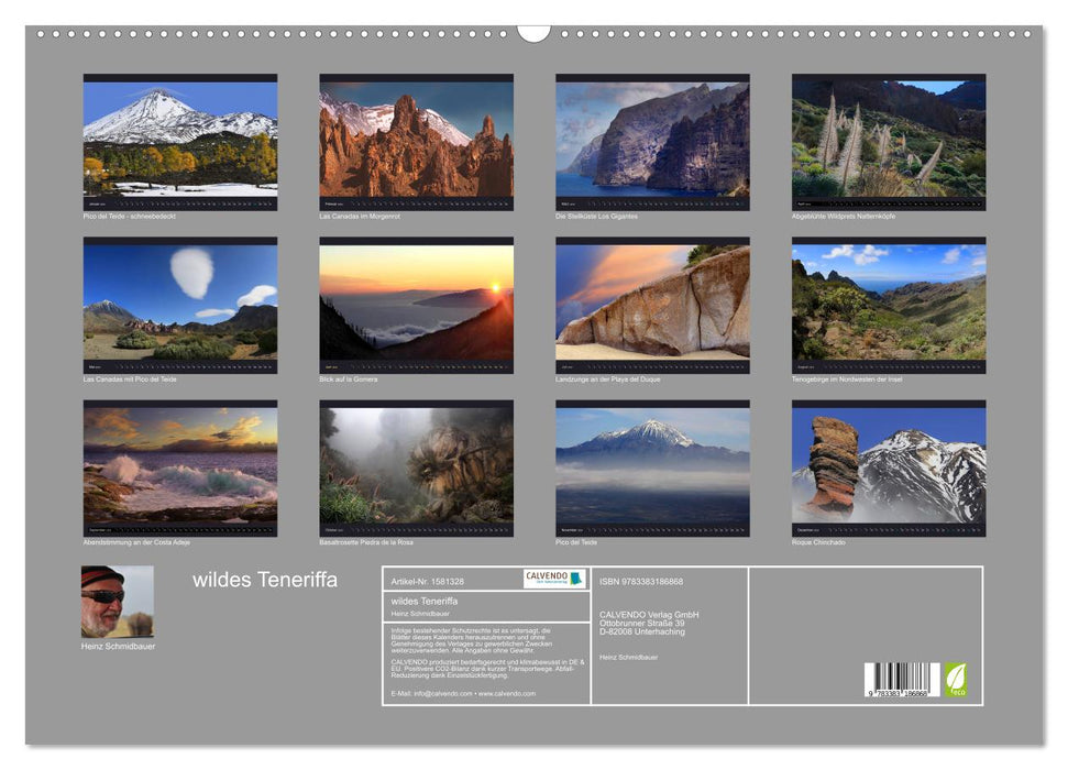 wildes Teneriffa (CALVENDO Wandkalender 2024)