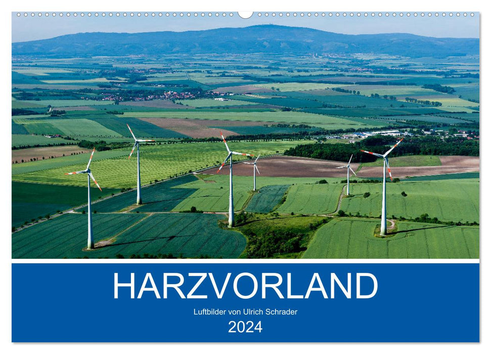 Harz foreland aerial photos 2024 (CALVENDO wall calendar 2024) 