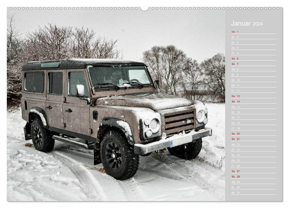 With the 4x4 through Europe (CALVENDO wall calendar 2024) 