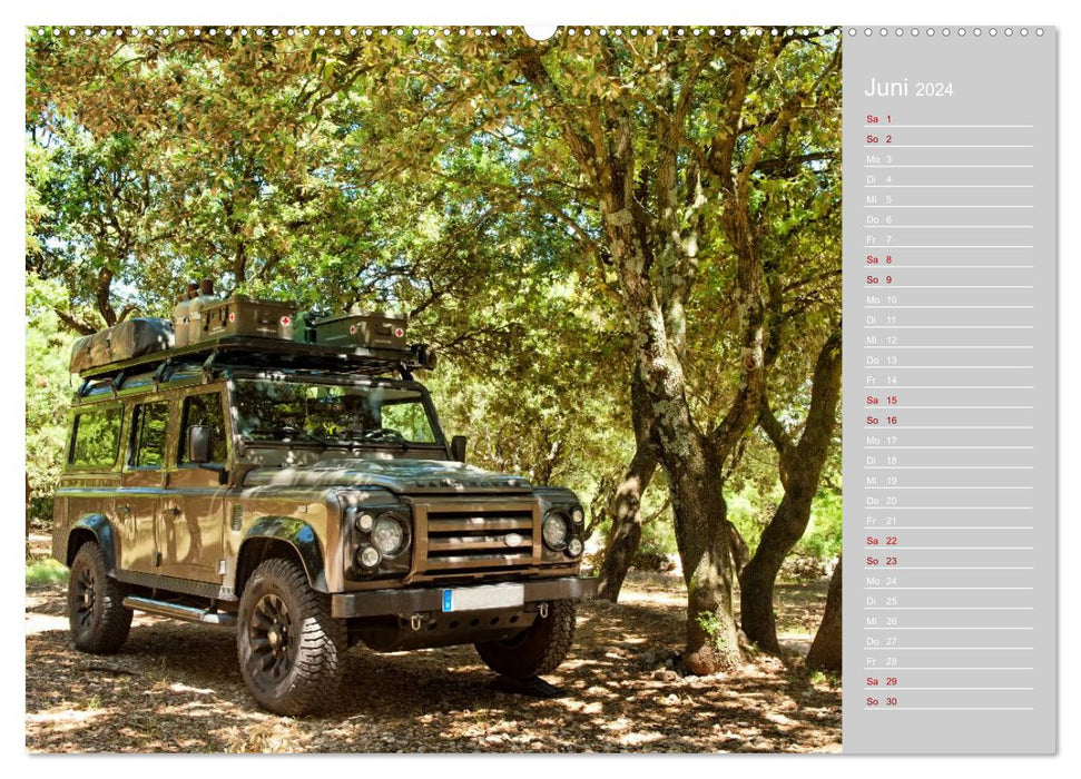 With the 4x4 through Europe (CALVENDO wall calendar 2024) 