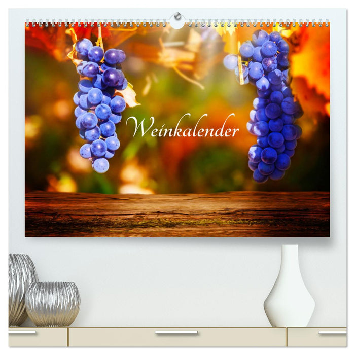 Wine calendar (CALVENDO Premium wall calendar 2024) 