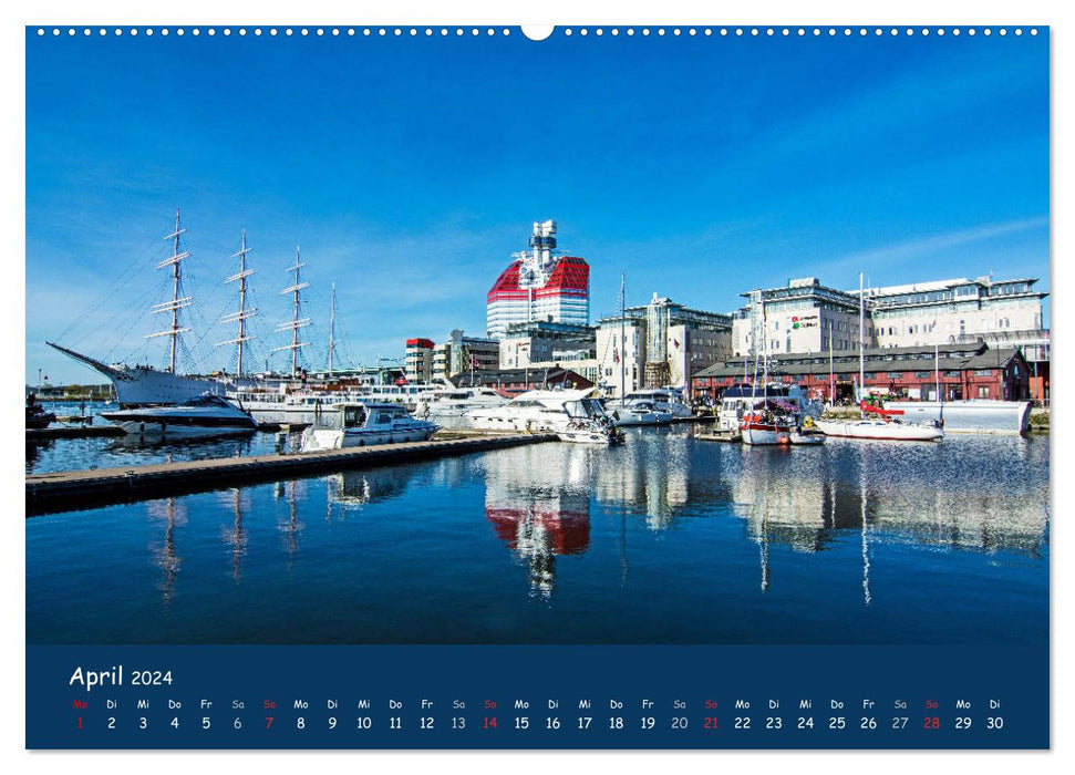 Scandinavia - fjords, archipelago and sea... (CALVENDO Premium Wall Calendar 2024) 