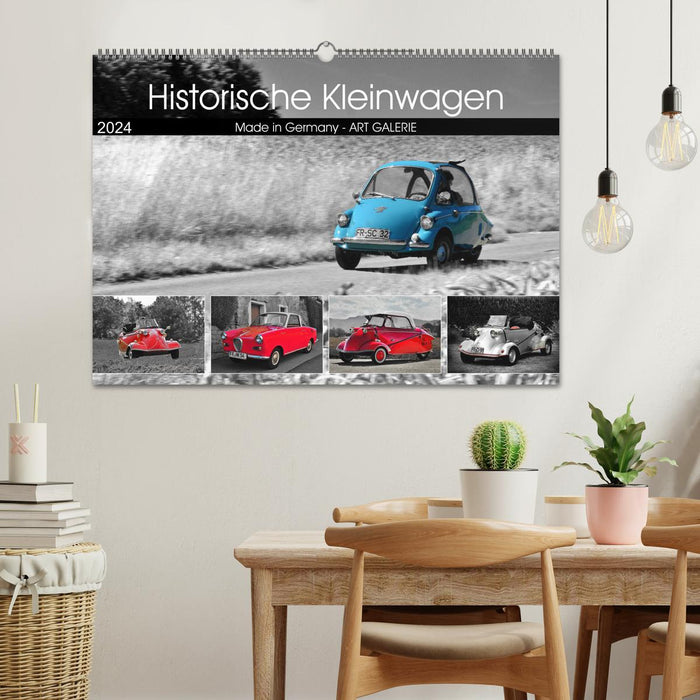 Historic small cars Made in Germany ART GALLERY (CALVENDO wall calendar 2024) 