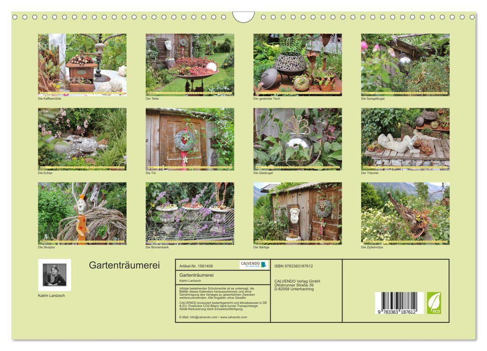 Gartenträumerei (CALVENDO Wandkalender 2024)