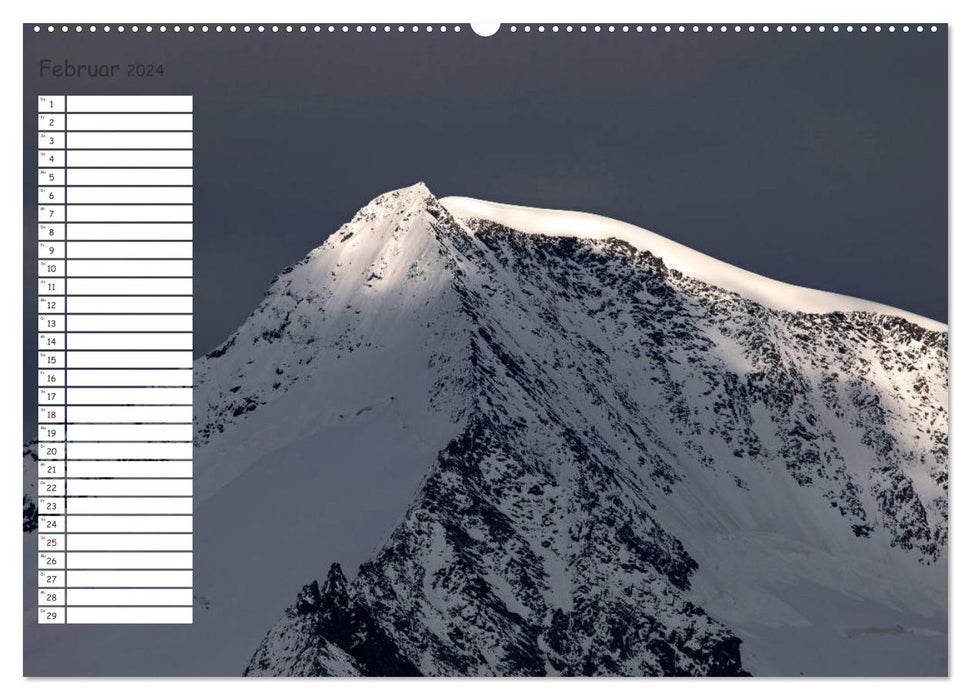 Der Großvenediger 3666m (CALVENDO Premium Wandkalender 2024)