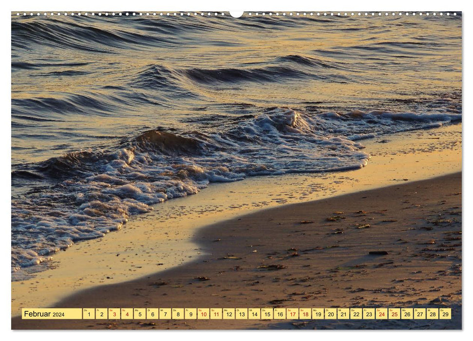 Sonne, Sand und Meer. Farben der Küste (CALVENDO Wandkalender 2024)